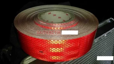 Полоса светоотражающая красная 3М