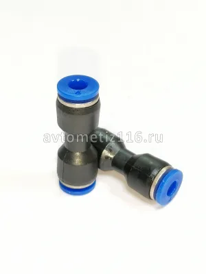 Фитинг соединительный для трубок 4-4мм (прямой)