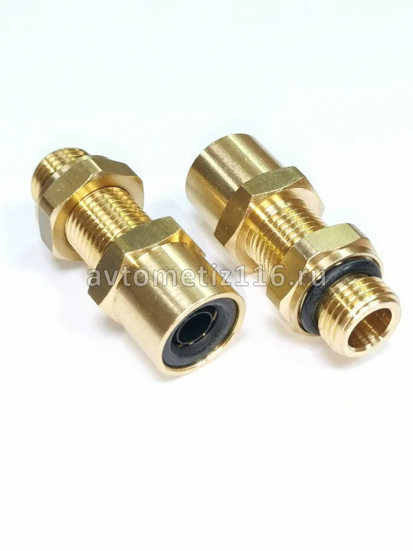 Фитинг прямой фланцевый проходной 12-M16X1,5C-S01 (Camozzi)