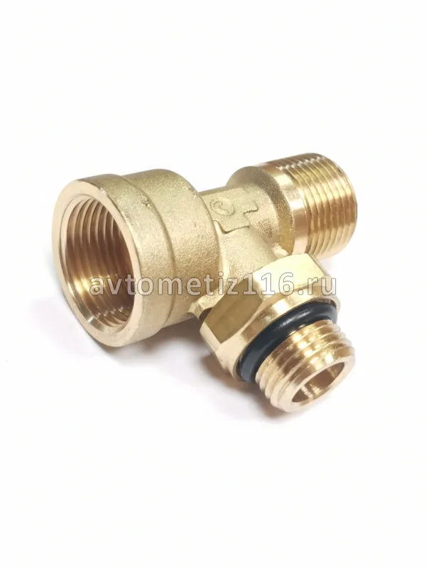 Фитинг тройник горизонтальный M22X1,5-M20X1,5-M16X1,5B-S01 C-TR.С