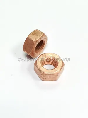 Гайка коллектора М10*1,25 (обмедненная) БЕЛЗАН