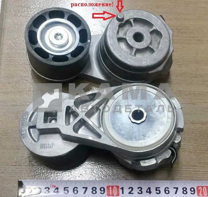 ролик-натяжной ремня ЕВРО-5 КамАЗ в сб. 2681601 (DAYCO)