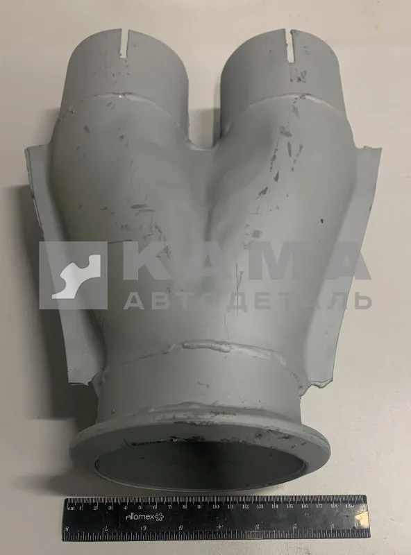 тройник глушителя 6520-1203035-05 (Д-90/120 "прямой" под ХОМУТ)