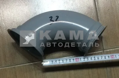 труба приемная - УГОЛ от турбины Е-4 "хомуты" (-32 "эконом") 6520-1203008(09)-32