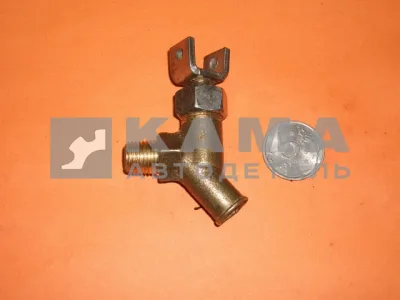 кран слива охл.жидк. с Блока двиг. (ЗАВОД) 5320-1305010 (резьба М14, ручка под спецкрючек)*