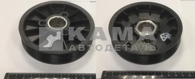 шкив водяного насоса ЕВРО-2 "ПЛАСТИК" (6-ти руч. d-115мм) 7406.1307216-20