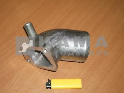патрубок помпы 54115-1303058-10 (алюм., с штуцером для печки)