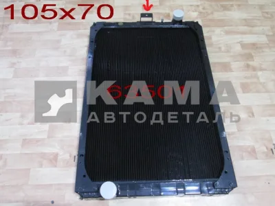 радиатор основной КАМАЗ ШААЗ 63501Ш-1301010-10 (для КАМАЗ 6520) 105х70 ("скоба") 45104130100600
