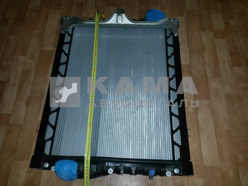 радиатор основной КАМАЗ ШААЗ 65115М-1301010-22 (АЛЮМ. пластмасс. бач.)69х93см