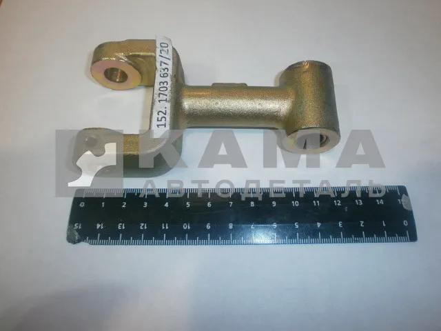 кронштейн кулисы КПП 152.1703637-20 поворотный со втулкой