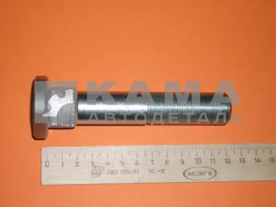 шпилька колеса М22х120 МАДАРА-эконом (белая с шлицами)