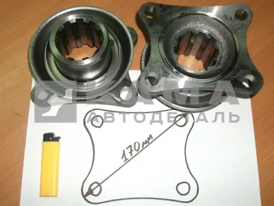 флянец Редуктора 5320-037 КВАДРАТ (бОльший), ЗАВОД 5320-2506037 (МОД)*
