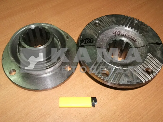 флянец Редуктора 53205-037 Торц.шлиц (D180,10вн.шлиц) 53205-2506037 (МОД, РК43114)*