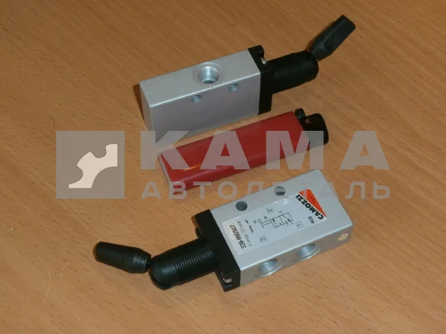 кран управления подкачкой колес в кабине ЕВРО "ан. CAMOZZI" 338-990S07 ("флажок") 45104312200190