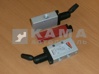 кран управления подкачкой колес в кабине ЕВРО "ан. CAMOZZI" 338-990S07 ("флажок") 45104312200190