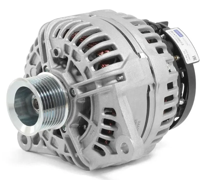 Генератор, 28V, 90A, 8-руч, Iskramotor IMA109603 для КамАЗ, ПАЗ с дв. Cummins серии ISBe Евро-3, 4, замена AAN5392, 0000002995978, 0000004892320, 2995978, 4892320