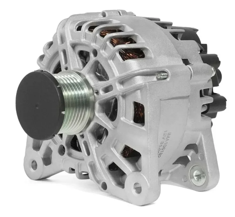 Генератор, 12V, 120A, 7-руч, Iskramotor IMA106182 для RENAULT Duster, Sandero Stepway, Grand Scenic, Symbol, замена TG12C092, 231000091R, 231000861R, 231003288R, 231007562R, 231007820R, 231008573R