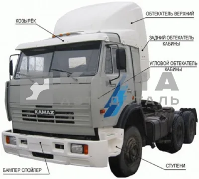 обтекатель кабины верхний 54105 выс крыша со спальником (большой)