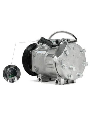 Компрессор кондиционера Iskramotor IMC808562 для JCB 3CX, JCB 4CX