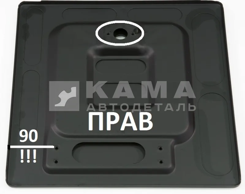 панель кабины-моторного отсека ЕВРО Правая 5460-5413012