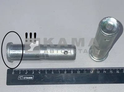 палец кронштейна (подвески) гидроцилидра (Д24/25х100) 6520-5003115 (ШЛЯПка)*