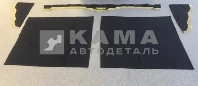 шторы К-Т из 3-х: Бокового стекла+Спальника+Бондо "КамА" (2-х сторонние, дорогие)