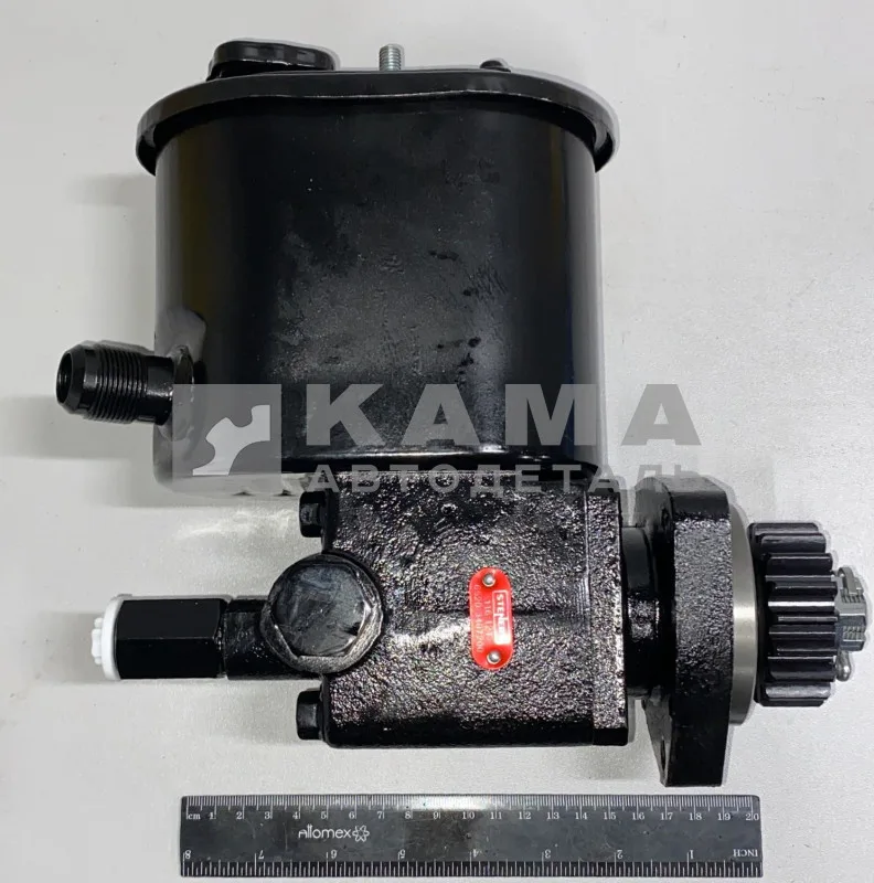 насос ГУРа 6520 *(АНАЛОГ) "STENERS" 453471.021 (наруж. резьба "обратки"М26, "подачи" М18) 116.121