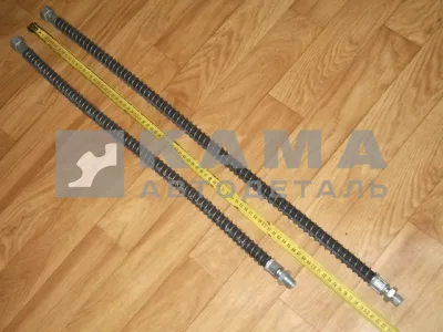 шланг тормозной 4310 Штуцер+Гайка (в оплетке-пружине) короткий (4310-3506060)