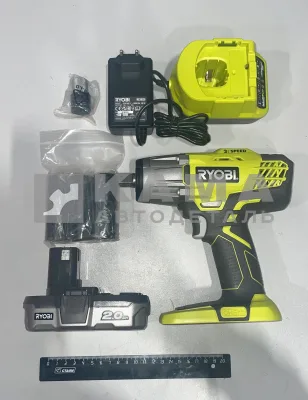 ключ гайковерт аккумуляторный Ryobi ONE+ R18IW3-120S (3 головки в к-т)
