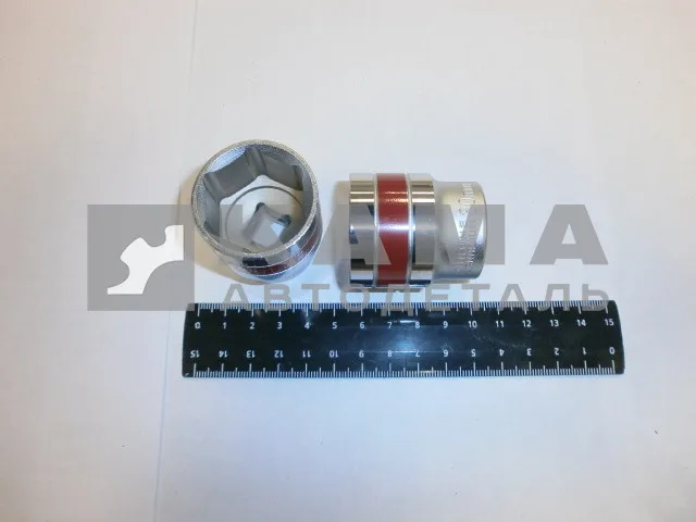 ключ-головка торцевая х30 мм, 6-гранная, CrV, под квадрат 1/2", хром// (13130/54530)