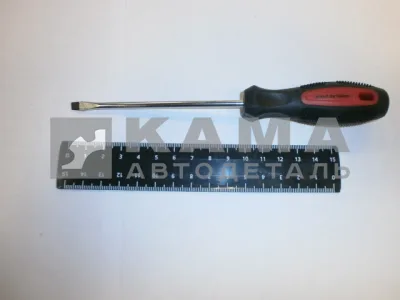 отвертка плоская, Anti-Slip, SL5-6,0 х 100 мм, CrV, двухкомп. рукоятка (11766/АТ52401)