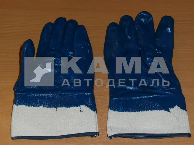 перчатки "КРАГА" обрезиненные СИНИЕ