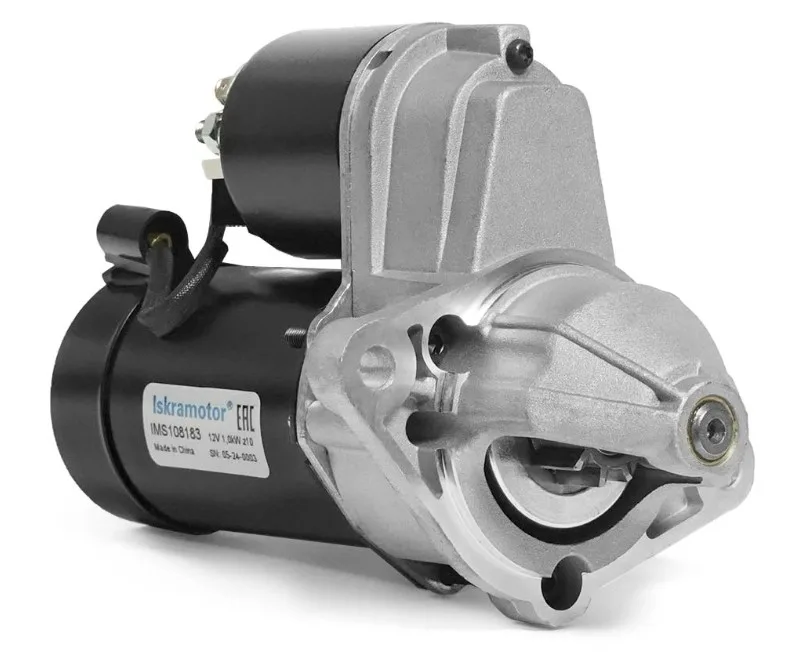 Стартер, 12V, 1kw, Iskramotor IMS108183 для Opel Astra, Corsa, Vectra; Daewoo Lanos, Pointer, замена 438183