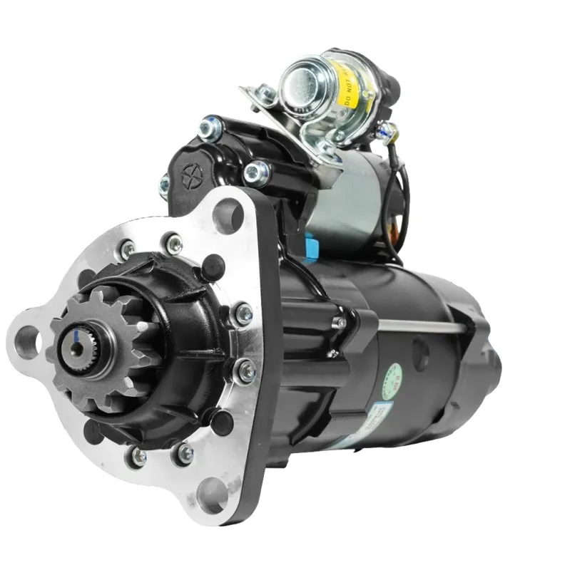 Стартер, 12V, 7.3kW, 11-зуб, Prestolite M110R2615SE-2D для BUHLER-2375, CUMMINS, CHALLENGER MT865 дв. CAT C18, -3176, -3406, замена 8200308 (Искра АЕ: IMS502615)