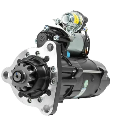 Стартер, 12V, 7.3kW, 11-зуб, Prestolite M110R2615SE-2D для BUHLER-2375, CUMMINS, CHALLENGER MT865 дв. CAT C18, -3176, -3406, замена 8200308 (Искра АЕ: IMS502615)
