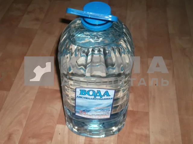 вода дистиллированная 5л.