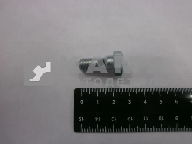 штуцер-болт М8х1-21 обратки форсунки (С ВЫСТУПОМ) 740.70-1104368-10 (common rail)