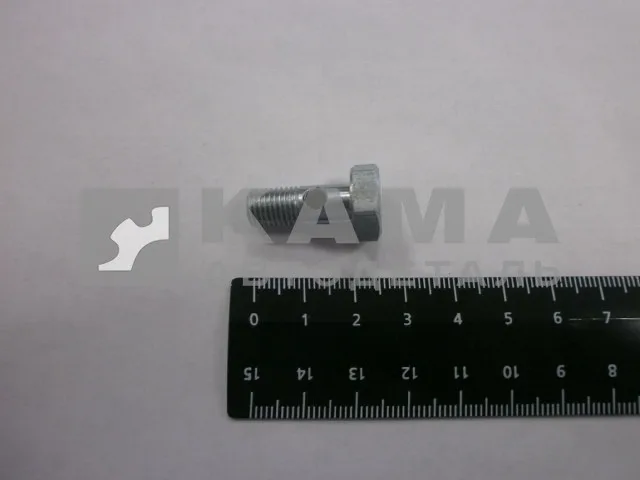 штуцер-болт М8х1-21 обратки форсунки (БЕЗ ВЫСТУПА) 740.70-1104368 (common rail)