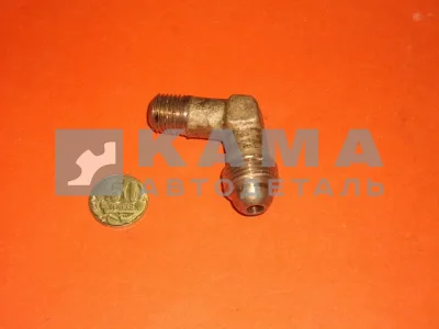 26.уголок 875 100град, М18сфера х12(14)конус резьба (под шланг РВД)*