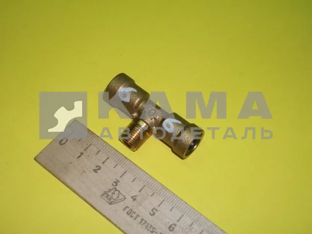 фитинг Металл. Тройник Д6хМ10хД6 (бака 9412 6-М10х1)(Ю32)