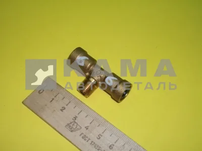 фитинг Металл. Тройник Д6хМ10хД6 (бака 9412 6-М10х1)(Ю32)