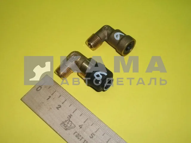 фитинг Металл. Угловой М10хД6 (РК, КОМ...) 45104350602400 / D6500 6-02-S 144.135(Ю56)