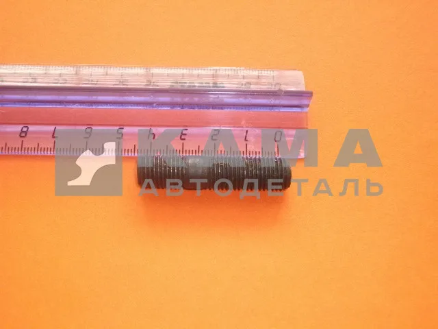 шпилька М10х30 (общ.45мм) черная (турбины) М10х1,25х15х25 (1/34497/33) (п58)(У95)