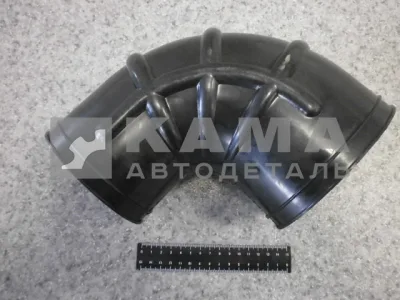 патрубок воздушный (угол90, "ребристый", переменный D100хD120) ЕВРО 4308-1109375-10 (РТИ)