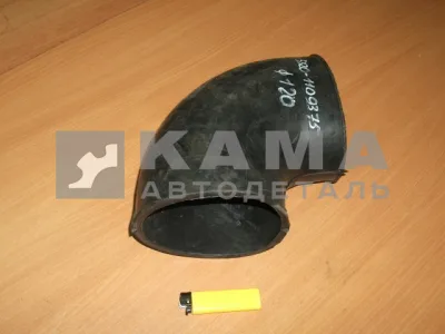 патрубок воздушный (угол90, "гладкий", D120мм) 5320-1109375 (РТИ)