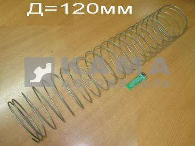 пружина-вставка (распорка) ст.обр. Д=120мм (внутренняя, патрубка воздушного -"сапога")