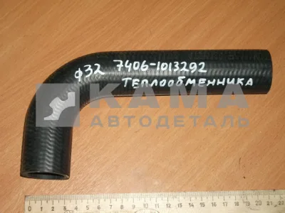 патрубок теплообменника масл фильтра ЕВРО 7406.1013292 (Д32, угловой, 1-н конец длинный)
