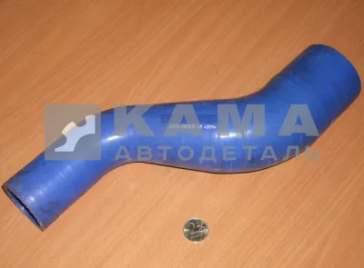 патрубок радиатора 010 -28 - 65115 СИЛИКОН (Д60х42 кривой"Z", верх.) 65115-1303010-28 (РТИ)