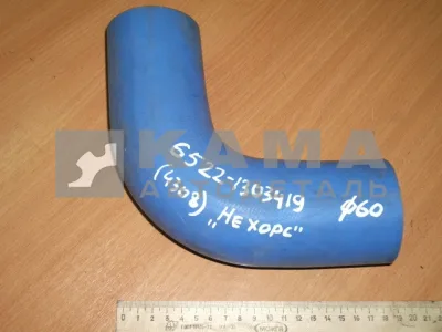 патрубок радиатора 419-6522(4308) СИЛИКОН "НеХорс" (угол 90град, Д60) 6522(4308)-1303419-99 (РТИ)