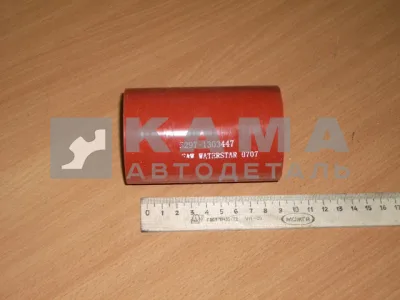 патрубок радиатора НЕФАЗ 1303447-5297 прямой (Д60 L100) СИЛИКОН красный/синий